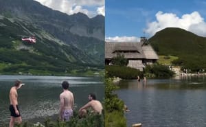 Skandaliczne zachowanie turystów z Holandii w Tatrach. Rozebrali się i włazili do stawu mimo zakazu Zdjęcie główne wpisu
