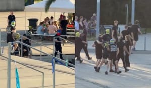 Zamaskowani pseudokibice wpadli na rodzinny festyn w Gliwicach. Nagranie trafiło do sieci