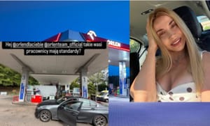 Marianna Schreiber twierdzi, że wyśmiano ją na Orlenie. Nikt nie pomógł jej z kontrolką w aucie