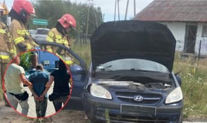 Pijany i z dożywotnim zakazem spowodował wypadek. Nieprzytomną pasażerkę przeciągnął na fotel kierowcy