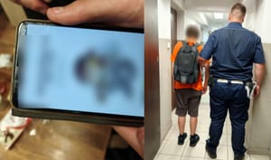 15-latek prowadził live spod sklepu, miał na nim palić trawkę. Policjanci szybko "dołączyli do transmisji"