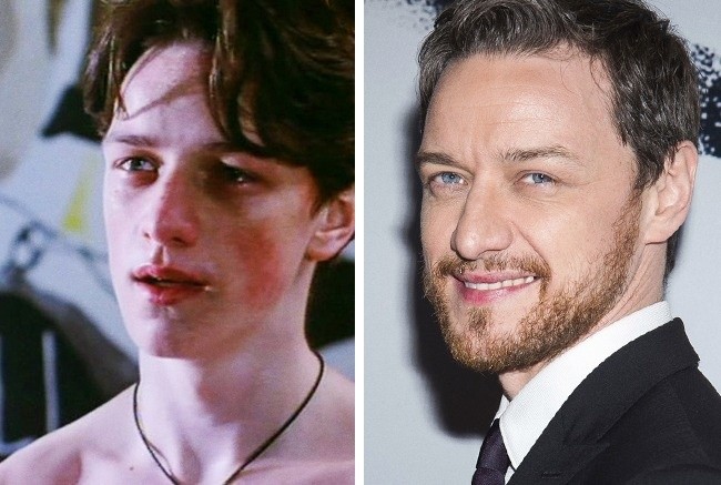 James McAvoy, 1995  i obecnie