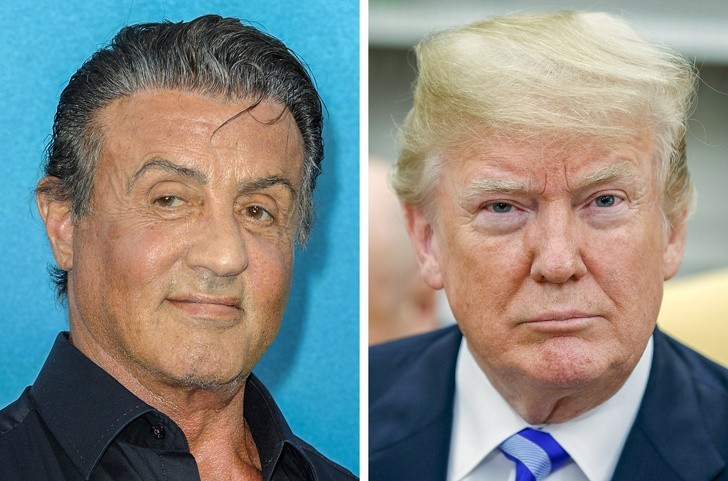 Sylvester Stallone i Donald Trump - 72 lata