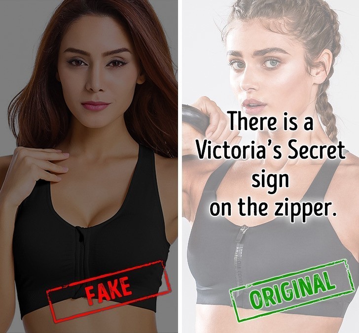 13. Na zamku widnieje logo Victoria's Secret.