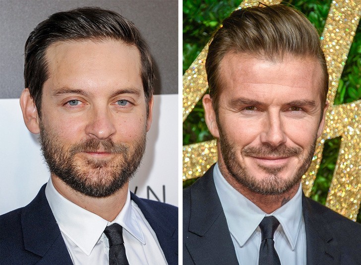 Tobey Maguire i David Beckham: 43 lata