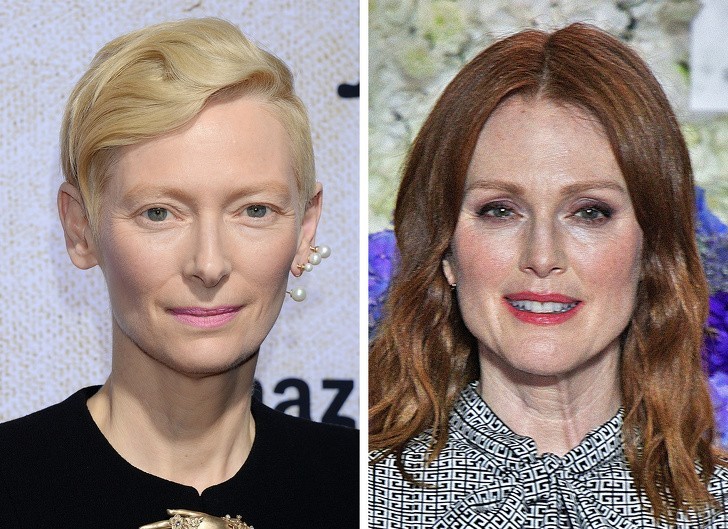 Tilda Swinton i Julianne Moore: 58 lat