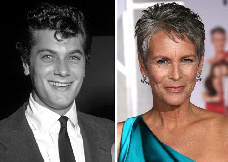 8. Tony Curtis to ojciec Jamie Lee Curtis