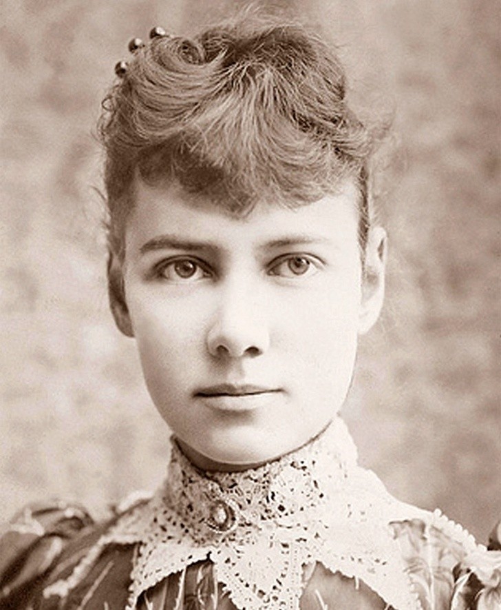 15. Nellie Bly udawała chorobę psychiczną by trafić do kobiecego zakładu psychiatrycznego. Spędziła tam 10 dni i napisała artykuł dokumentujący nieludzkie traktowanie pacjentek zakładu.