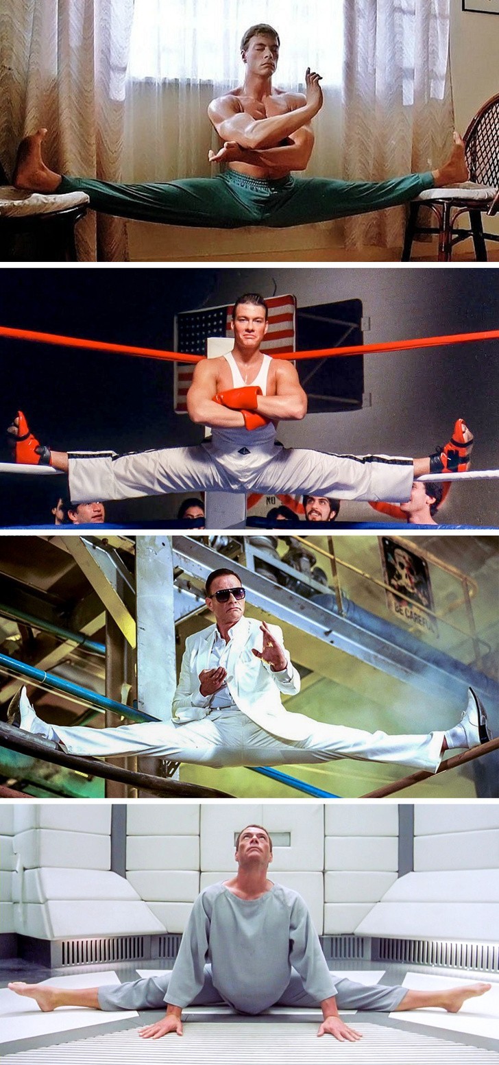 Szpagat Jean-Claude Van Damme'a