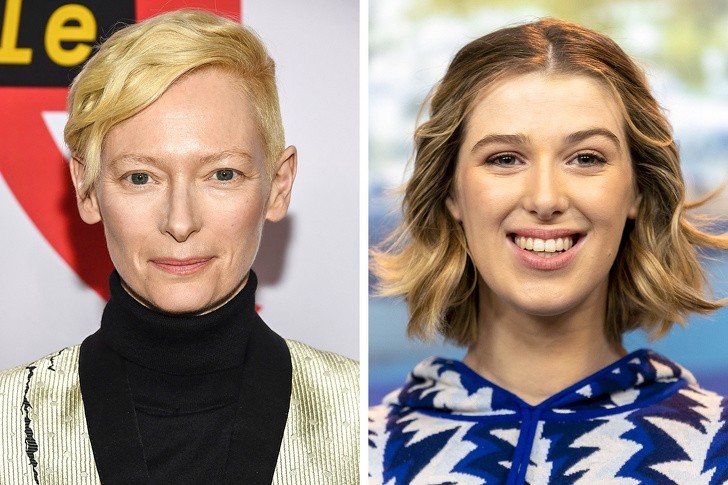 Tilda Swinton i jej córka