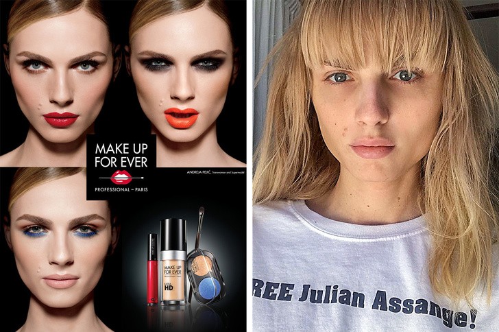 Andreja Pejić — Make Up For Ever