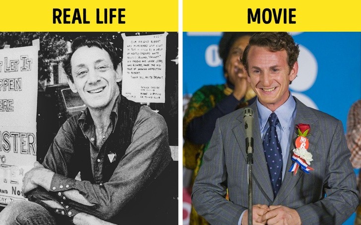 Sean Penn jako Harvey Milk, "Obywatel Milk"