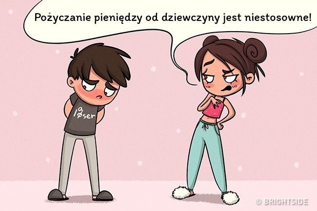 3. Kiedy nie potraficie siebie nawzajem wesprzeć finansowo w razie potrzeby, bo tak bardzo cenicie sobie swoją niezależność finansową