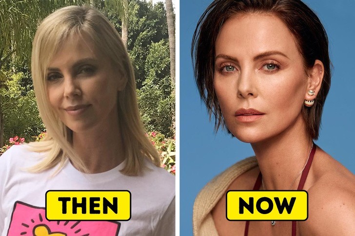 Charlize Theron wróciła do bycia brunetką.