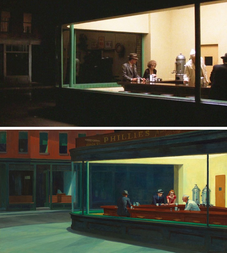 Grosz z nieba, Herbert Ross — Nighthawks, Edward Hopper