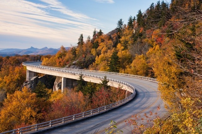 10. Blue Ridge Parkway, Virginia – Karolina Północna