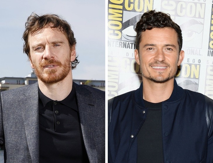 Michael Fassbender i Orlando Bloom — 42 lata