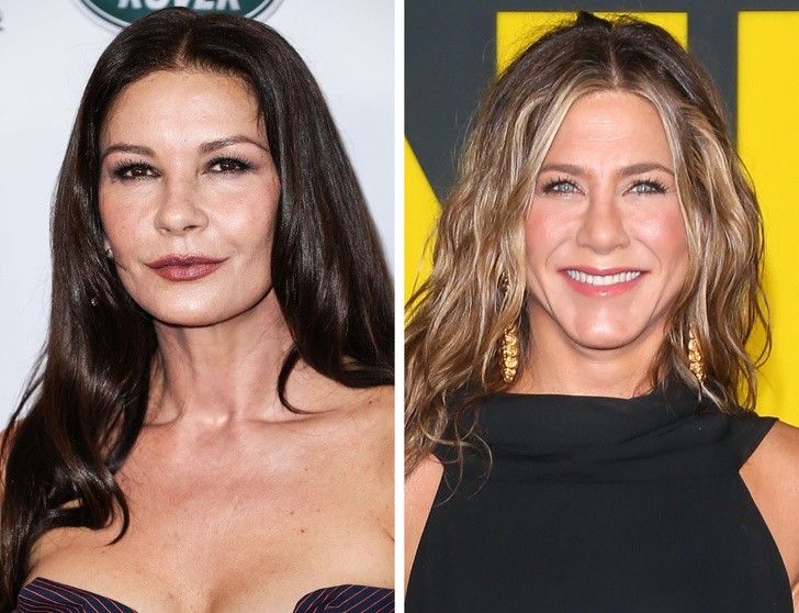 Catherine Zeta-Jones i Jennifer Aniston — 50 lat