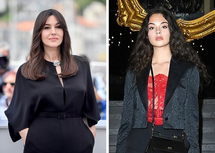 1. Monica Bellucci i jej najstarsza córka, Deva Cassel