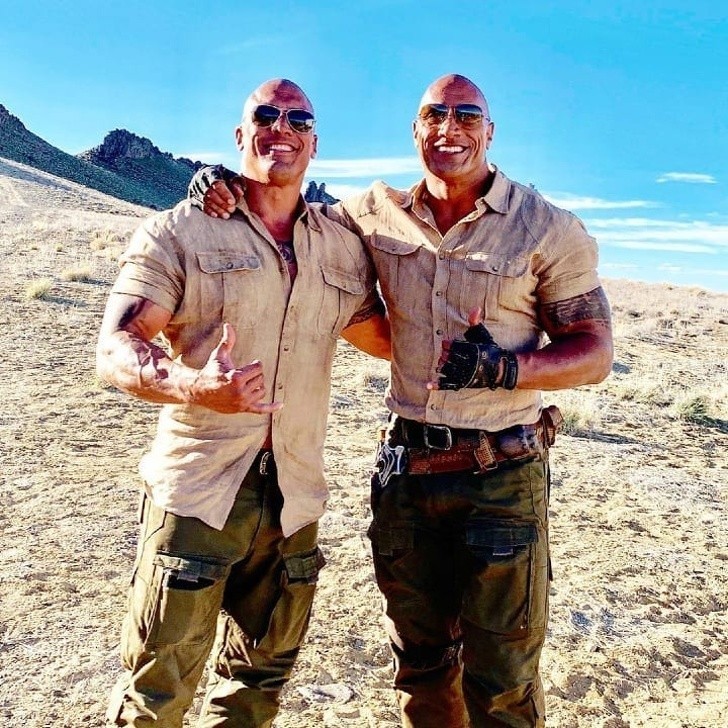 3. Dwayne ’The Rock’ Johnson i Tanoai Reed — Jumanji