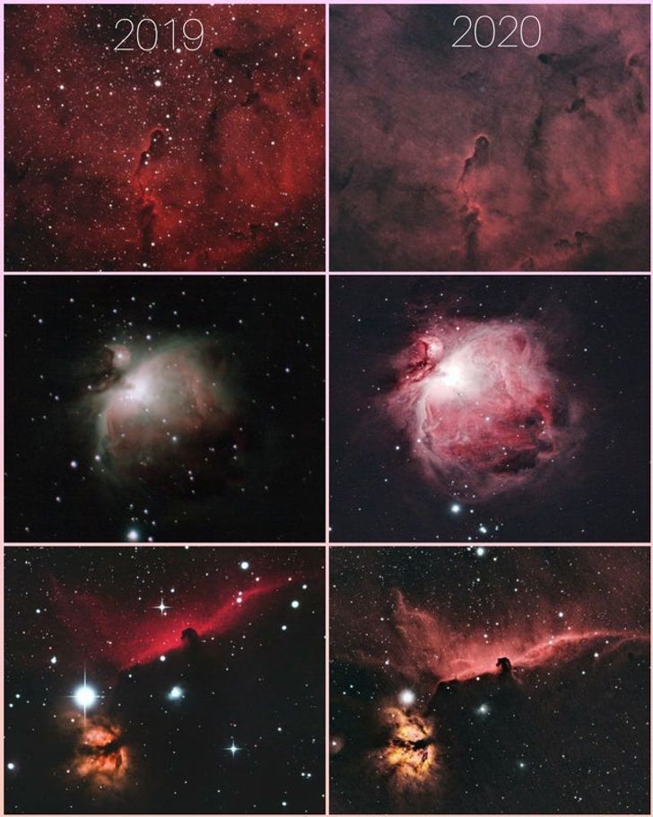 Rok temu zainteresowałem się astrofotografią. Oto moje postępy."