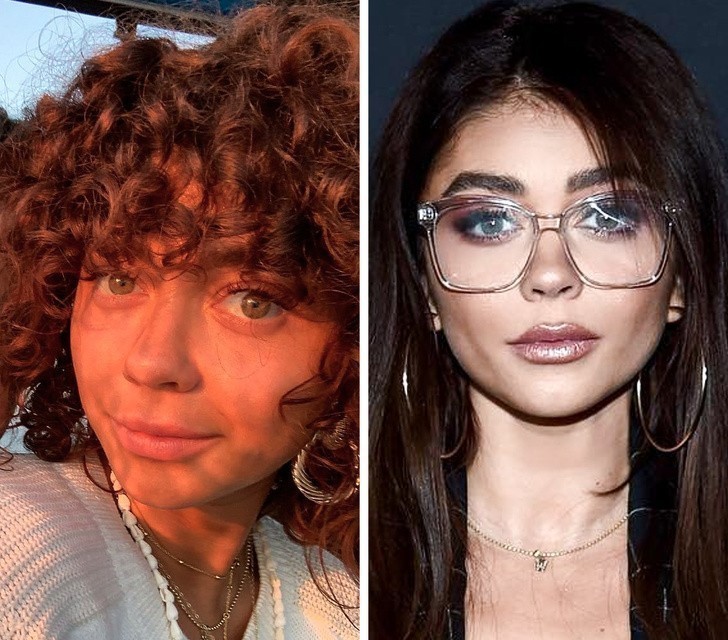 1. Sarah Hyland zaskoczyła fanów na Instagramie swoją naturalną fryzurą.