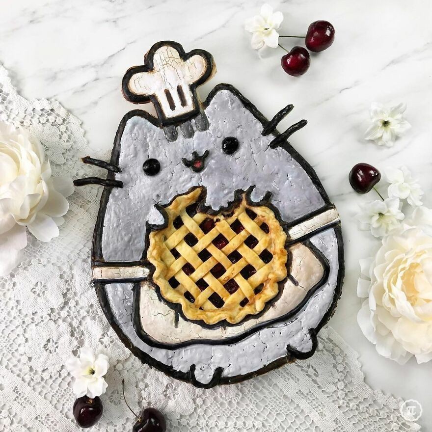 Placek kota Pusheen