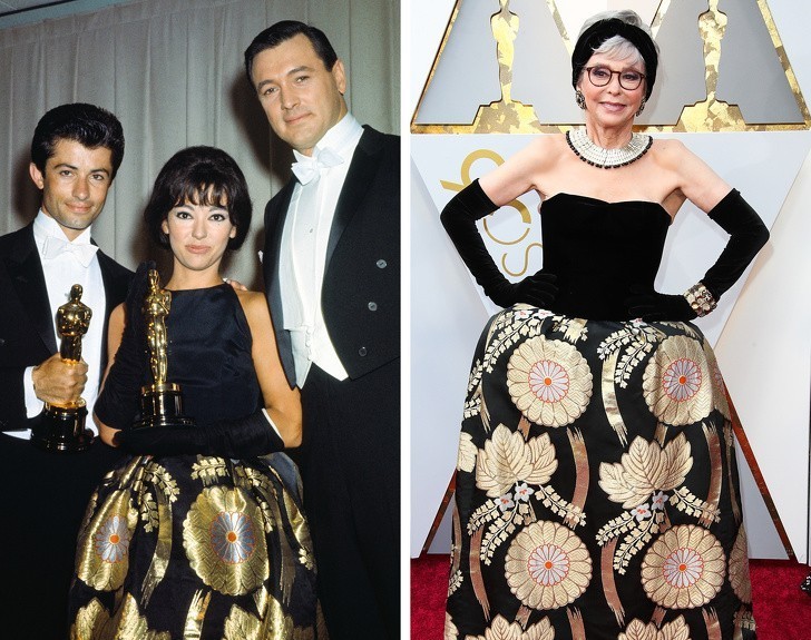 13. Rita Moreno 1962 vs 2018