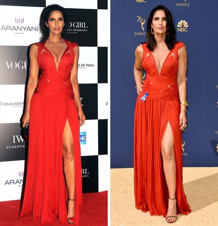 15. Padma Lakshmi 2017 vs 2018