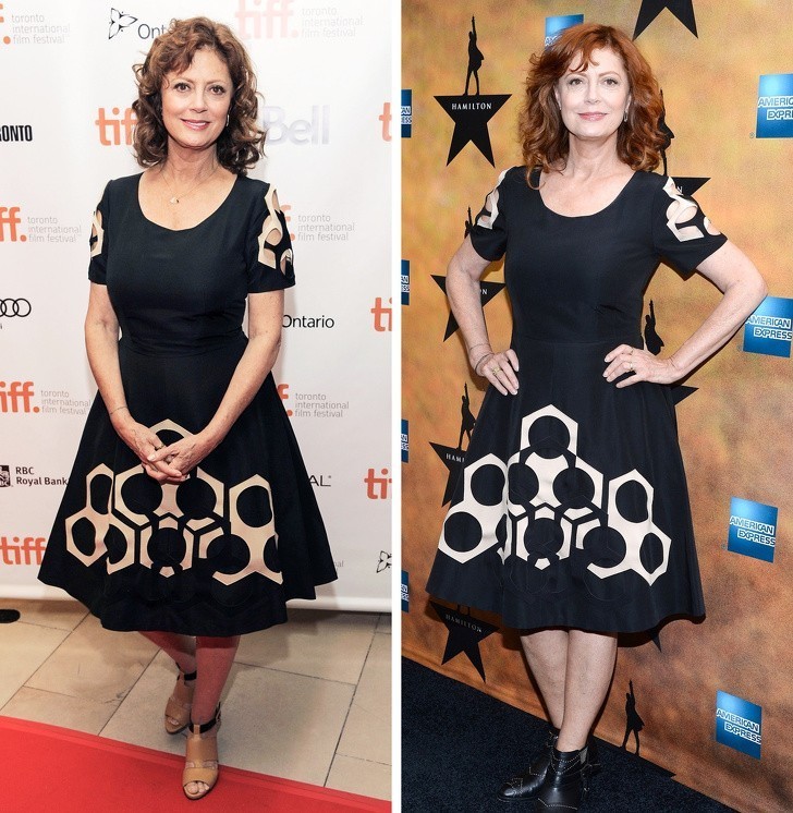 18. Susan Sarandon 2013 vs 2015