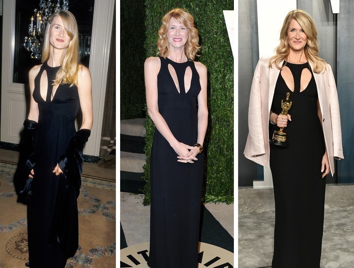 4. Laura Dern 1995 vs 2013 vs 2020