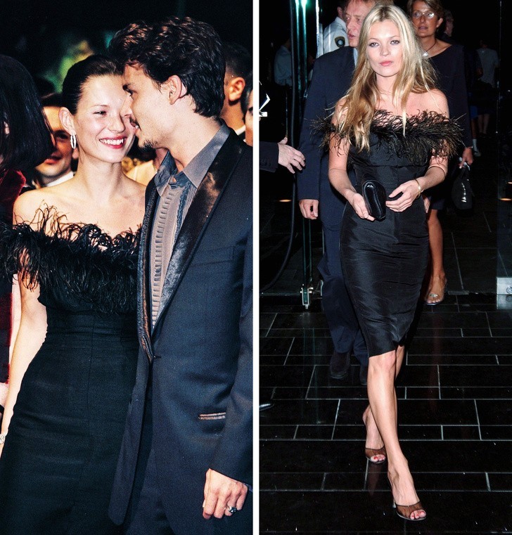 8. Kate Moss 1998 vs 2004