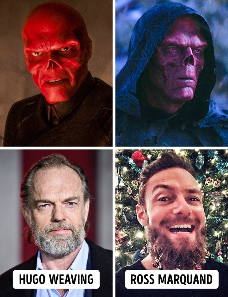 5. Red Skull – Hugo Weaving, Ross Marquand