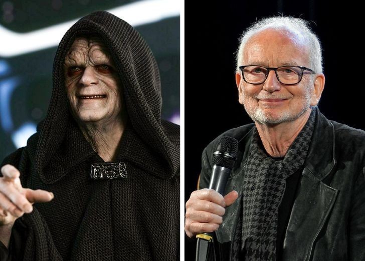 Poza planem, Ian McDiarmid wygląda jakby nie miał serca skrzywdzić nawet muchy.