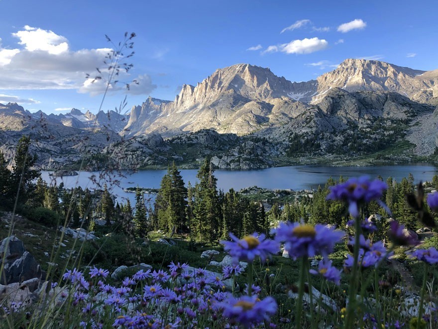 "Jedno z moich ulubionych zeszłorocznych zdjęć - Big Sandy Lake, Wyoming, Stany Zjednoczone"