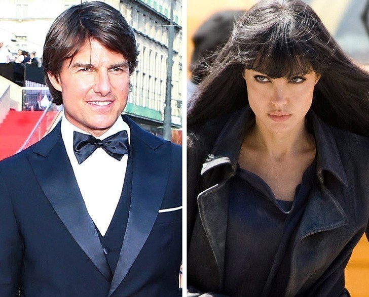 5. Początkowo, to Tom Cruise miał wcielić się w główną rolę w filmie "Salt."