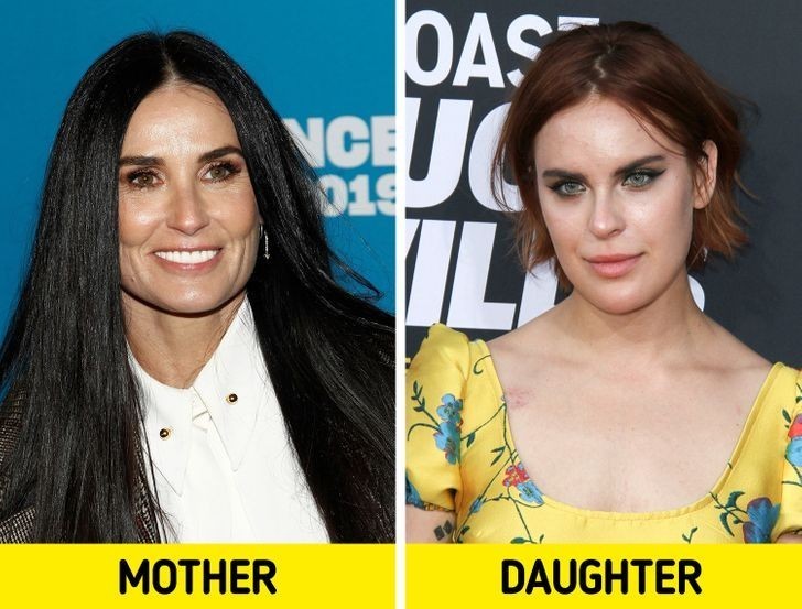 13. Demi Moore i Tallulah Willis