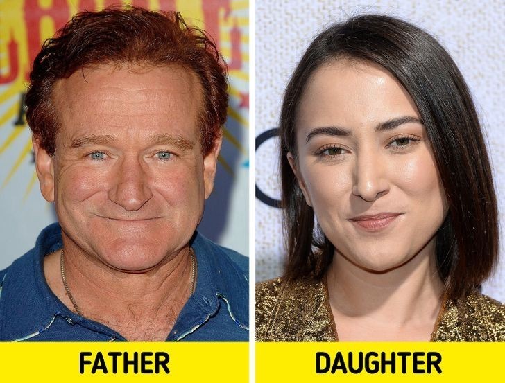 17. Robin Williams i Zelda Williams