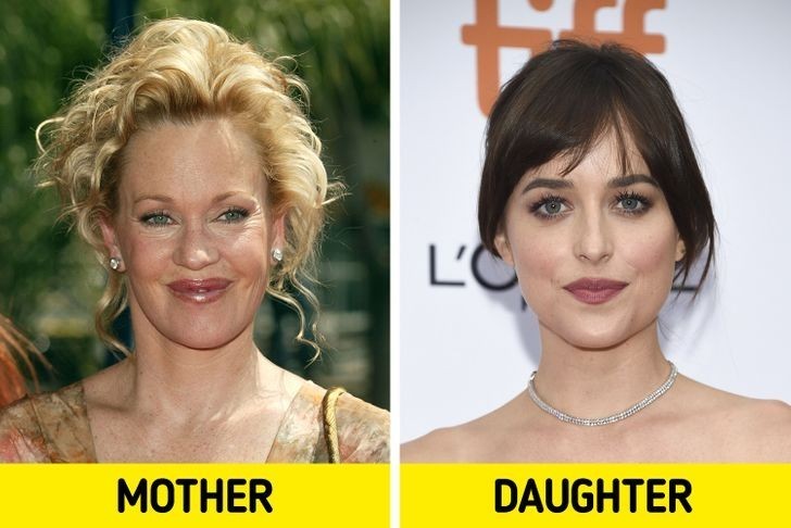 10. Melanie Griffith i Dakota Johnson