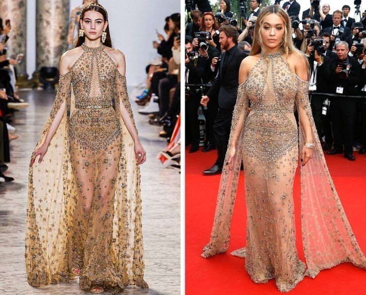 16. Projektant: Elie Saab - Gwiazda: Rita Ora