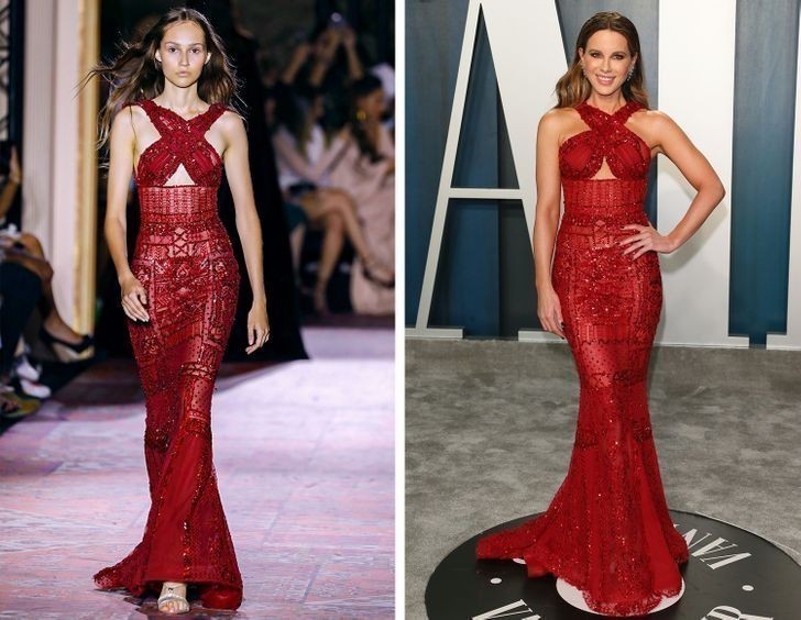 19. Projektant: Zuhair Murad - Gwiazda: Kate Beckinsale