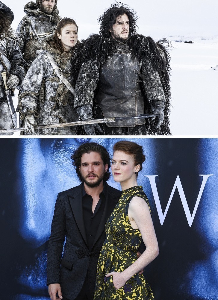 1. Rose Leslie i Kit Harington (Gra o tron)