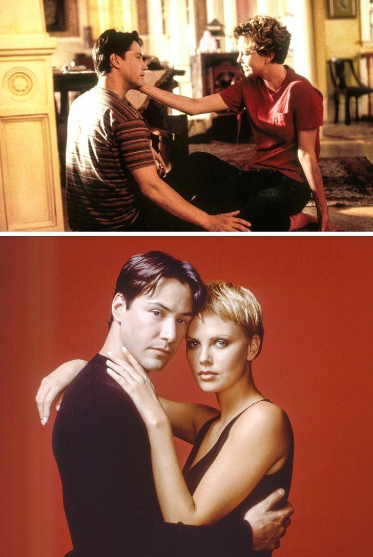 3. Keanu Reeves i Charlize Theron (Słodki listopad)