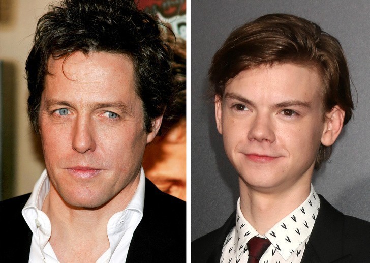 7. Thomas Brodie-Sangster i Hugh Grant to kuzyni drugiego stopnia