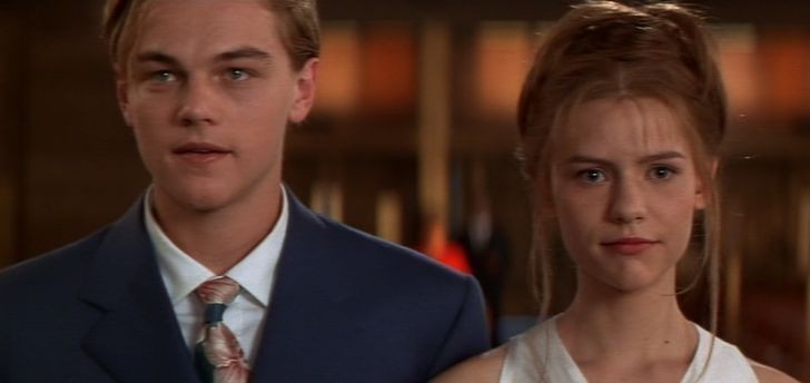 10. Leonardo DiCaprio i Claire Danes (Romeo i Julia")