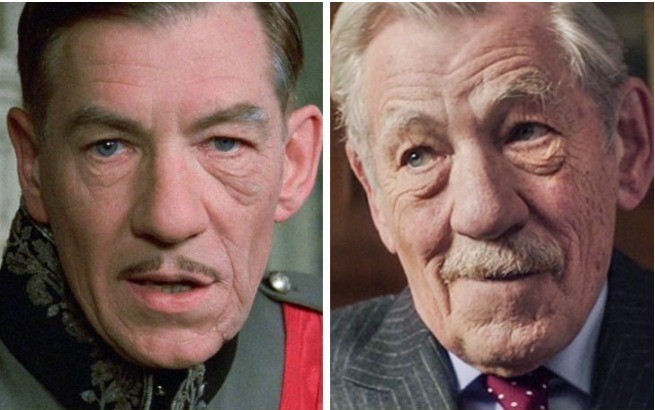 9. Ian McKellen - 56 vs 80 lat