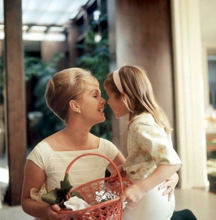 Debbie Reynolds i Carrie Fisher, 1961