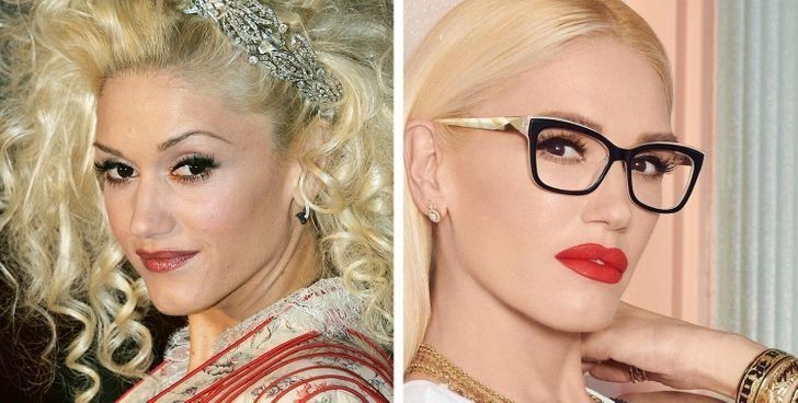 6. Gwen Stefani (2005 vs 2021)