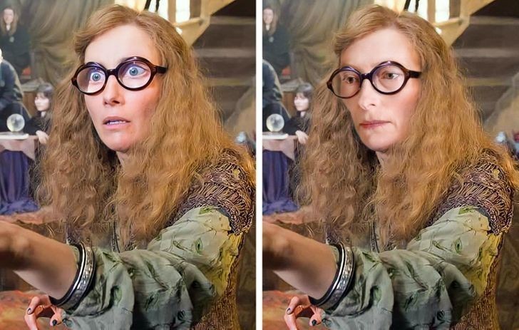 10. Tilda Swinton — Sybill Trelawney