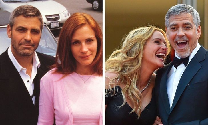 7. Julia Roberts i George Clooney